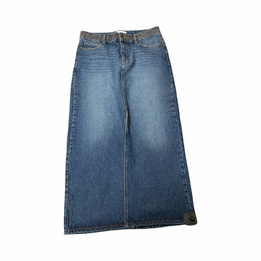 Skirt Maxi By Cmc In Blue Denim, Size:6
