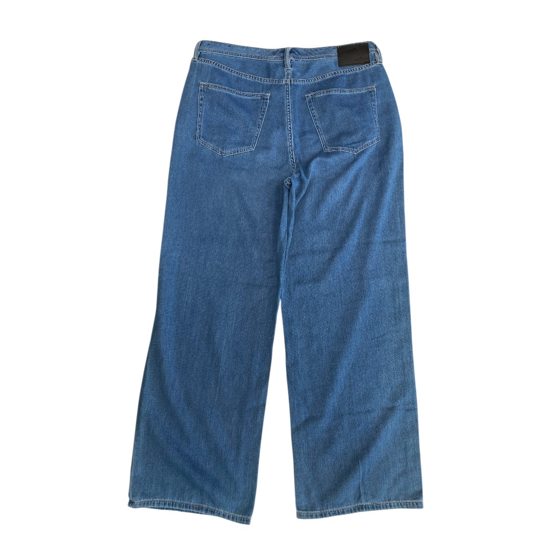 Jeans Straight By Liverpool In Blue, Size:12