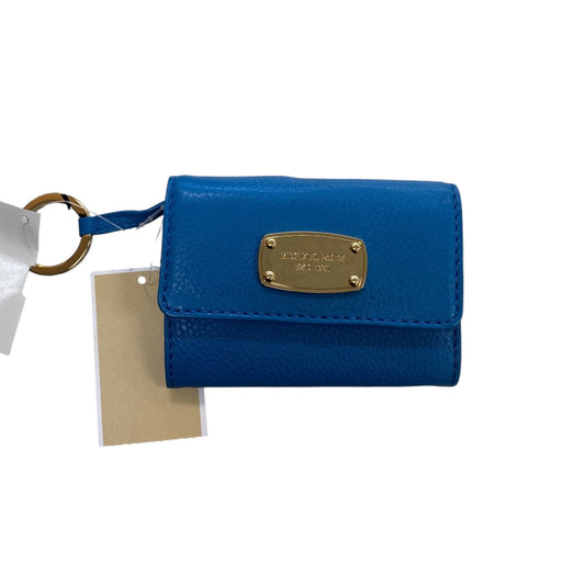 Wallet Designer By Michael Kors In Blue, Size:Small