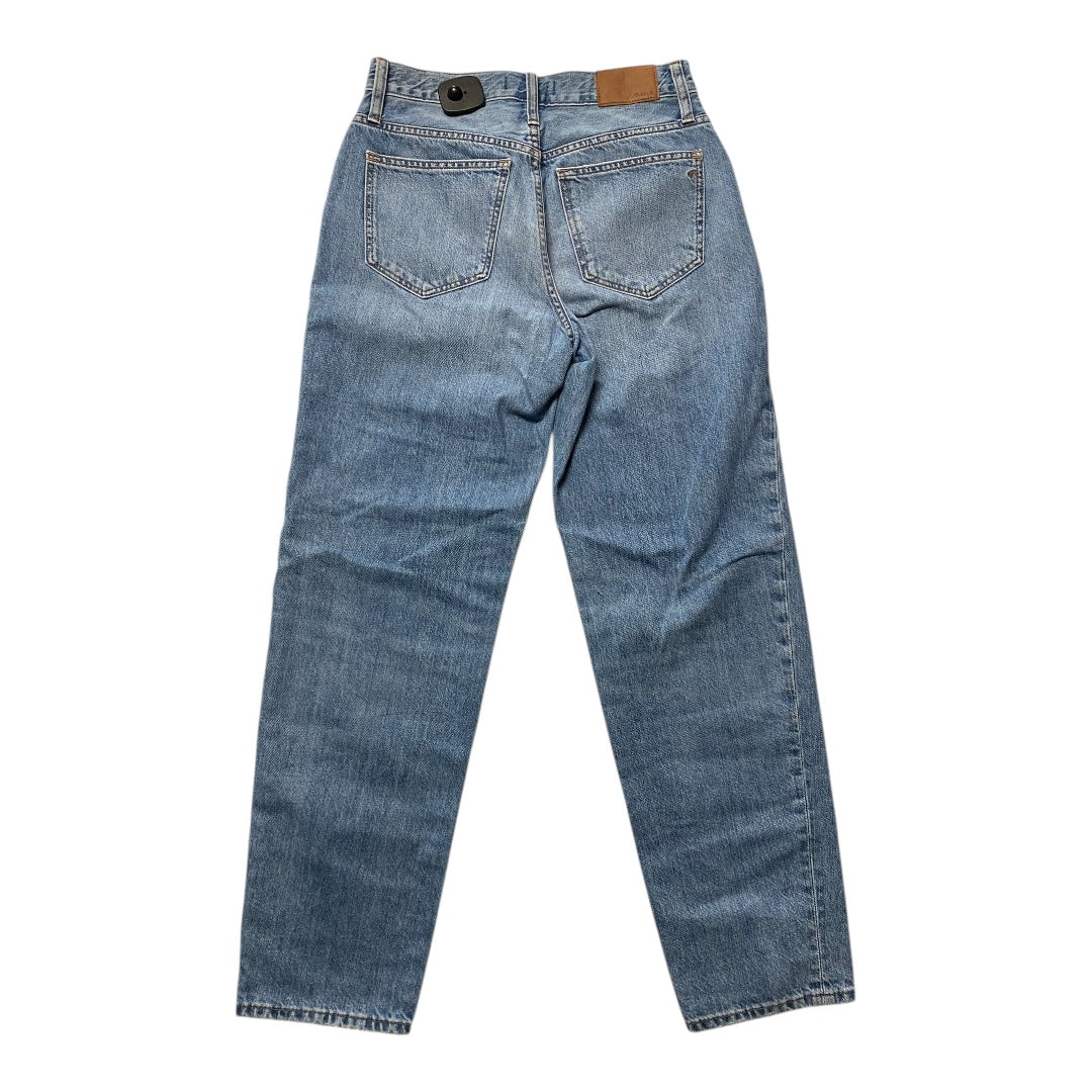 Jeans Boyfriend By Madewell In Blue Denim, Size:Xxs