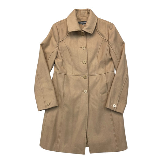 Coat Peacoat By Kenneth Cole Reaction In Tan, Size:12