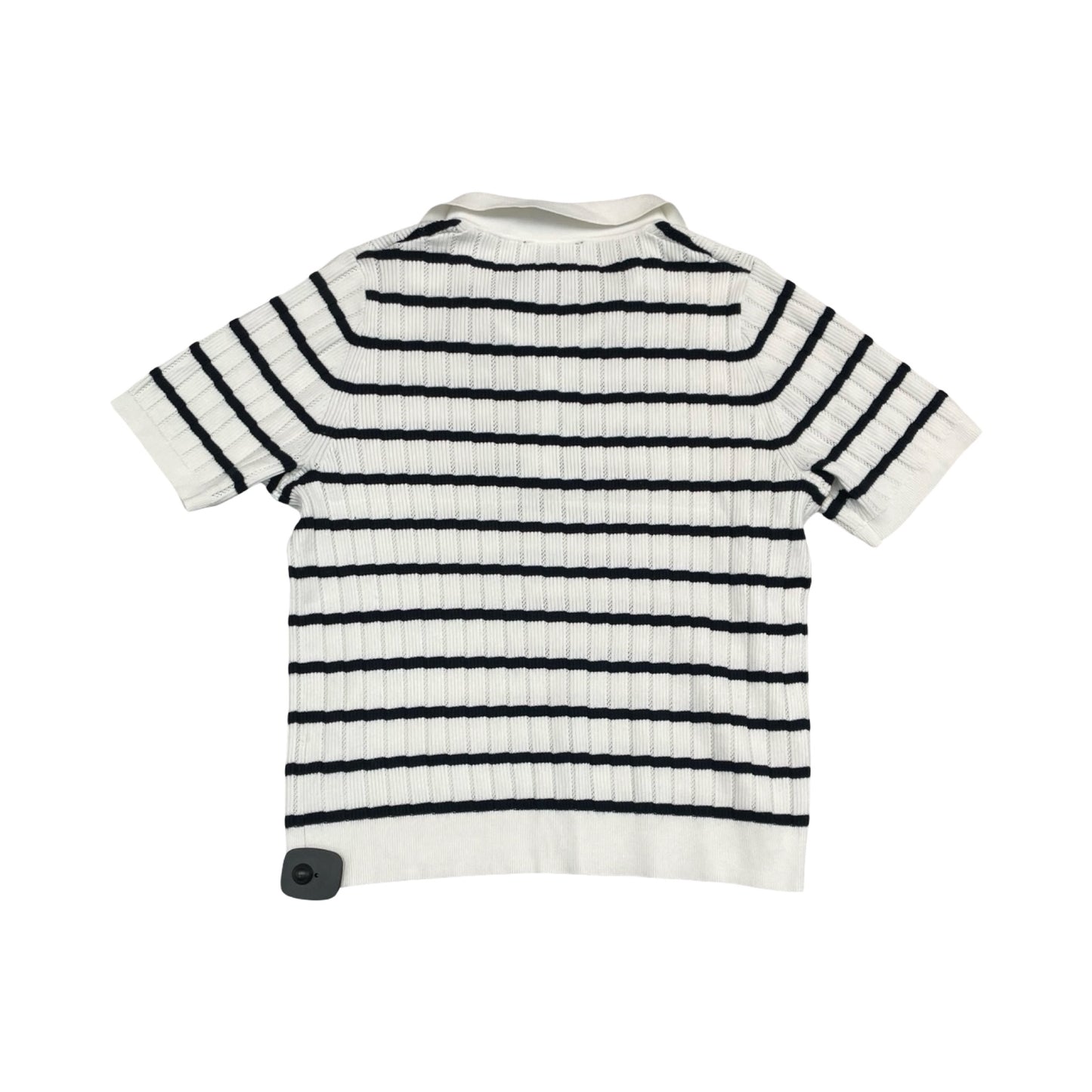 Sweater Ss By Adrianna Papell In Striped Pattern, Size:L