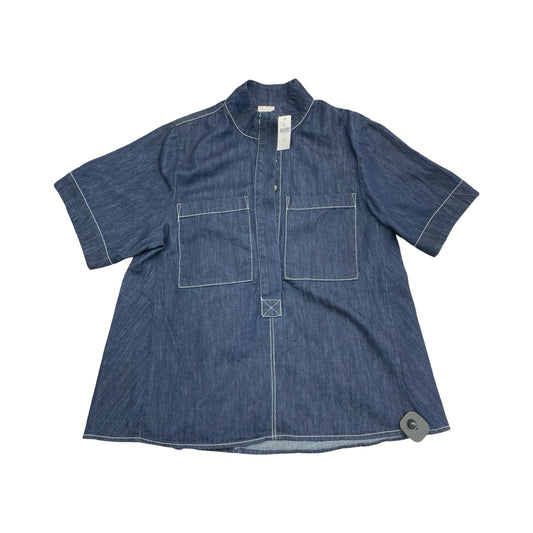 Tunic Ss By Maeve In Blue Denim, Size:M