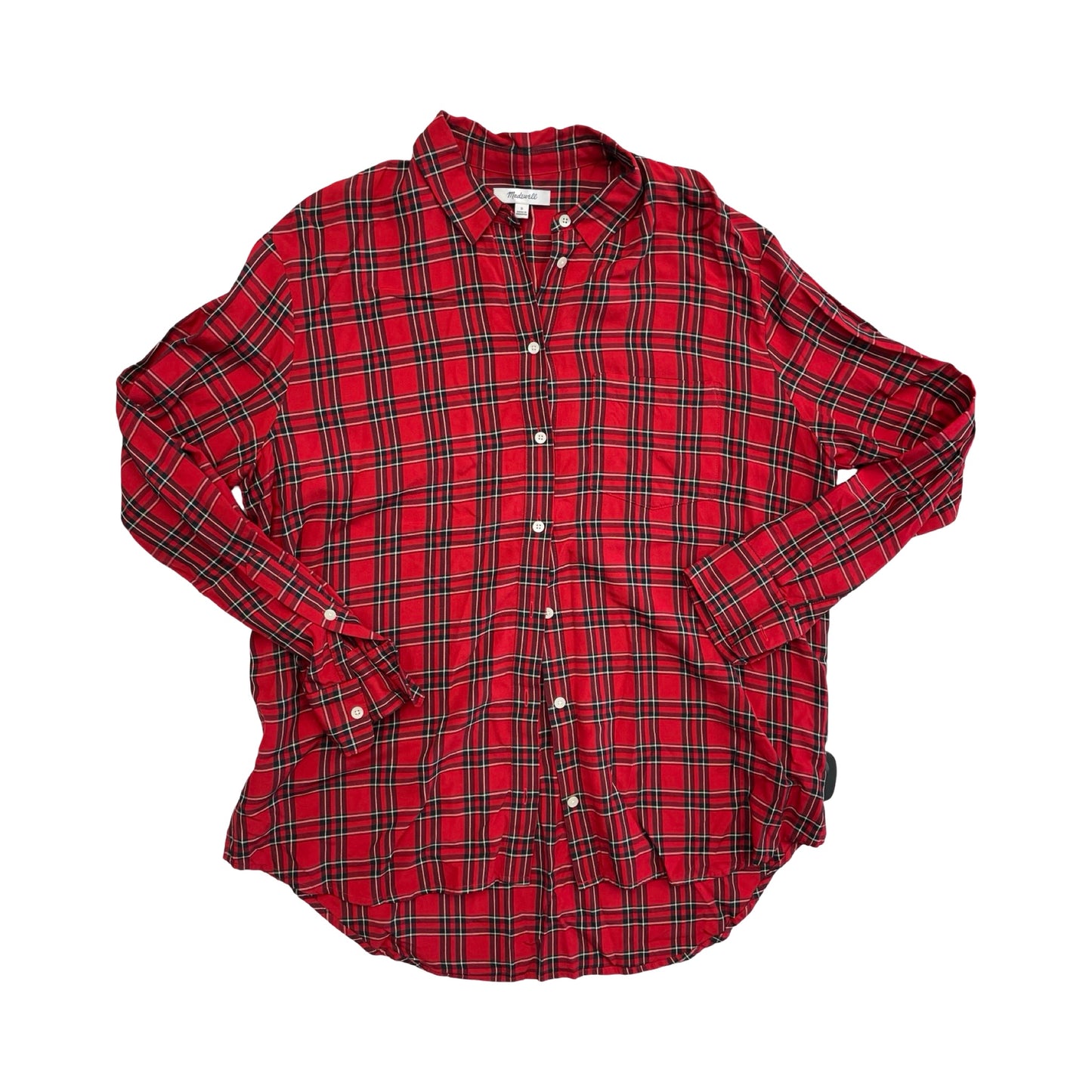 Top Ls By Madewell In Plaid Pattern, Size:S