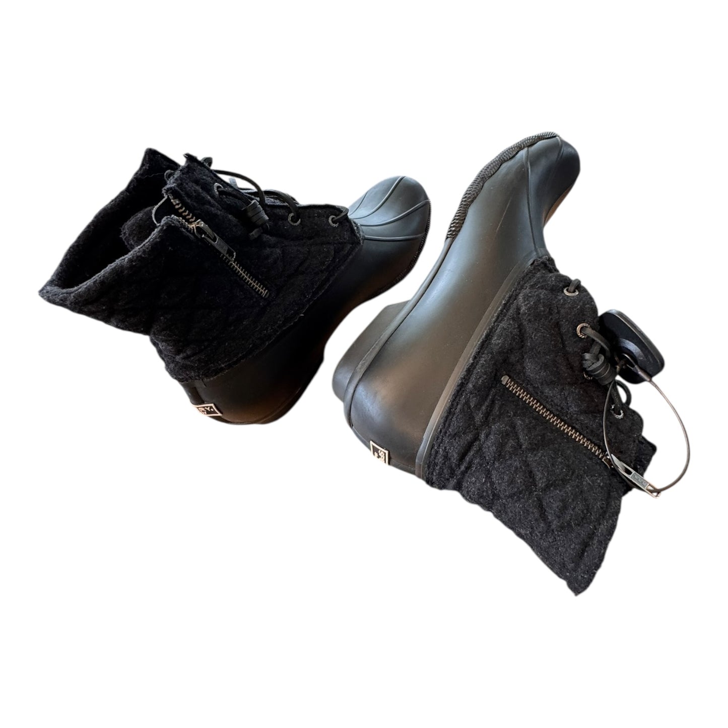 Boots Snow By Sperry In Black, Size:12