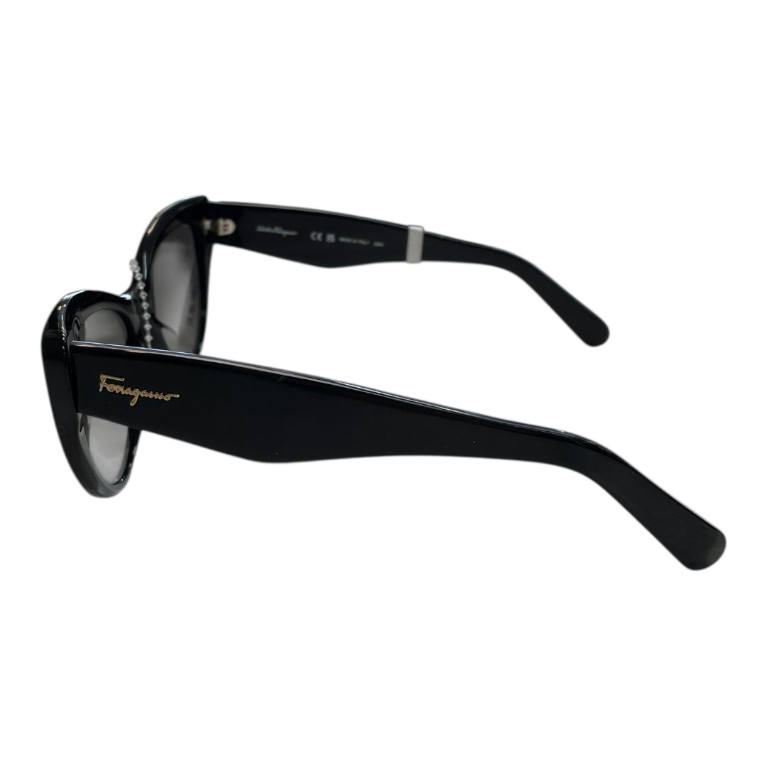 SUNGLASSES LUXURY DESIGNER by FERRAGAMO In BLACK
