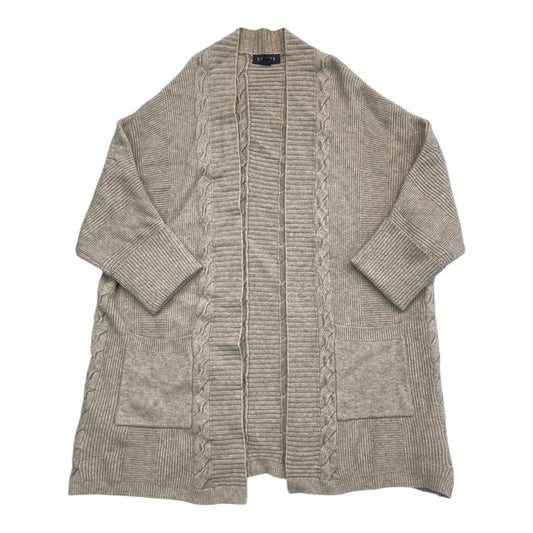 Sweater Cardigan By Sisters In Taupe, Size:S