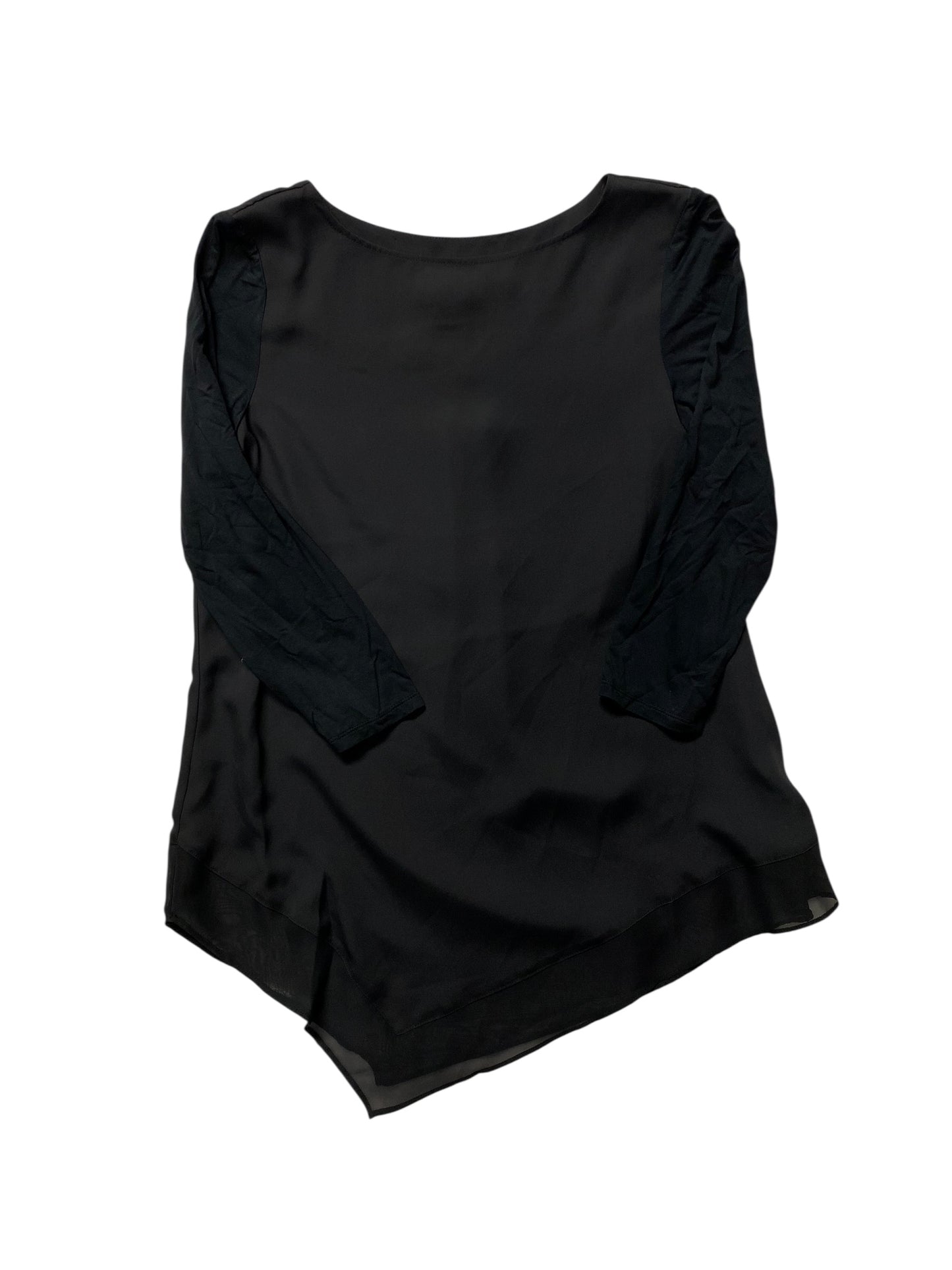 Top 3/4 Sleeve By Jones New York In Black, Size:6