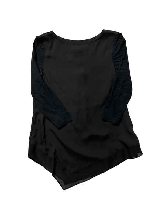 Top 3/4 Sleeve By Jones New York In Black, Size:6