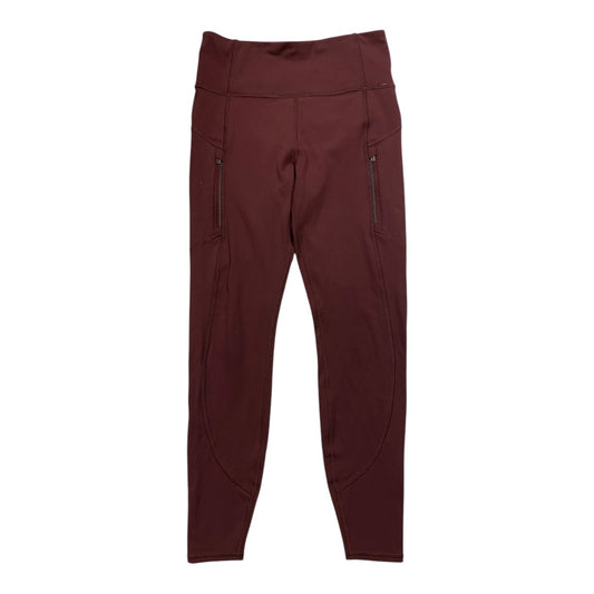 Athletic Leggings By Athleta In Purple, Size:S