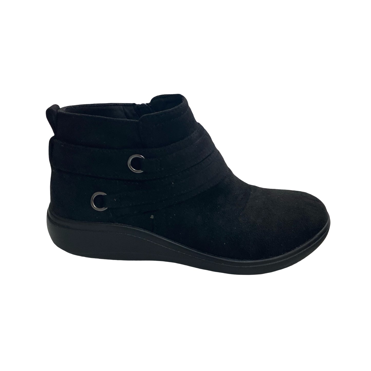 Boots Ankle Flats By Life Stride In Black, Size:6.5