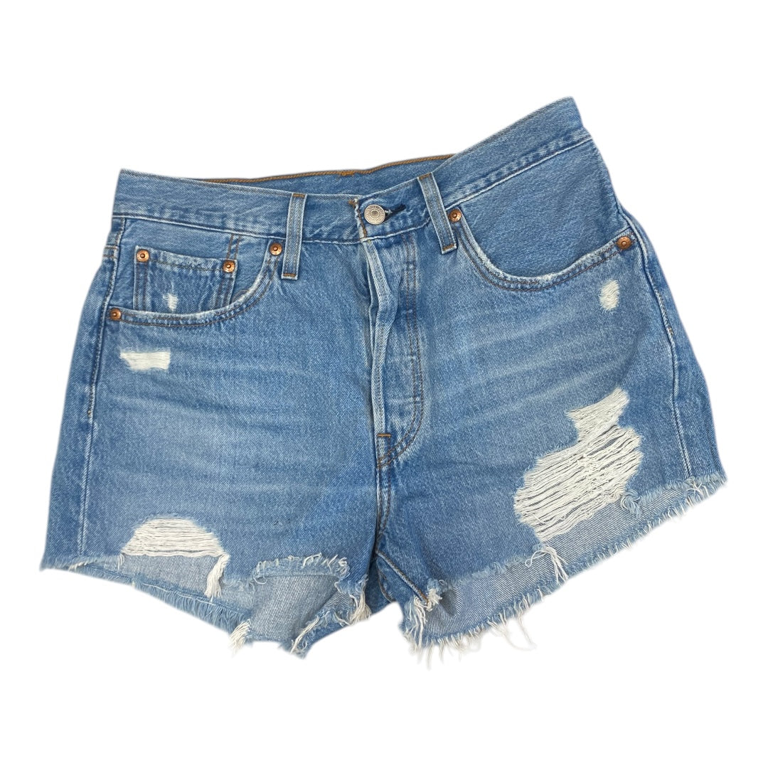 Shorts By Levis In Blue Denim, Size:6