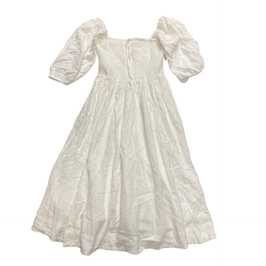 Dress Casual Maxi By Quince In White, Size:L