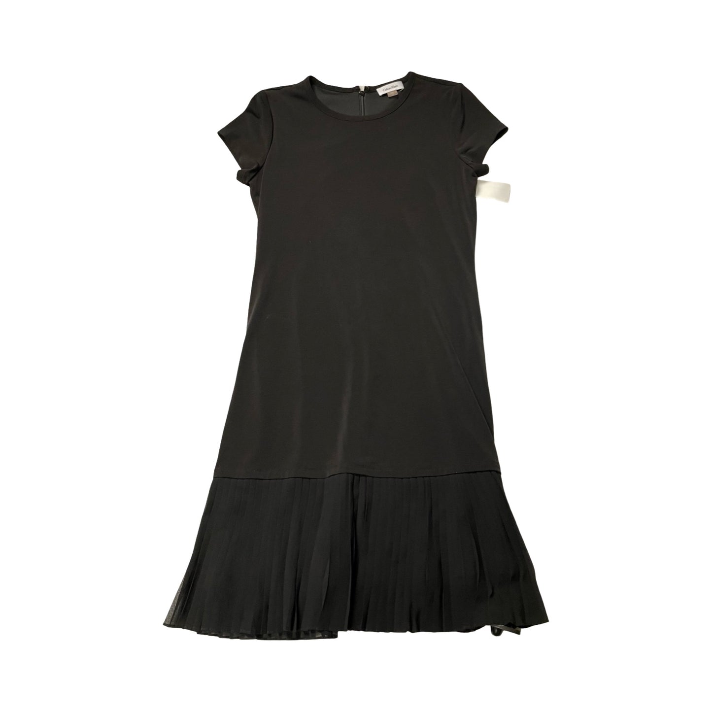 Dress Casual Midi By Calvin Klein In Black, Size:6
