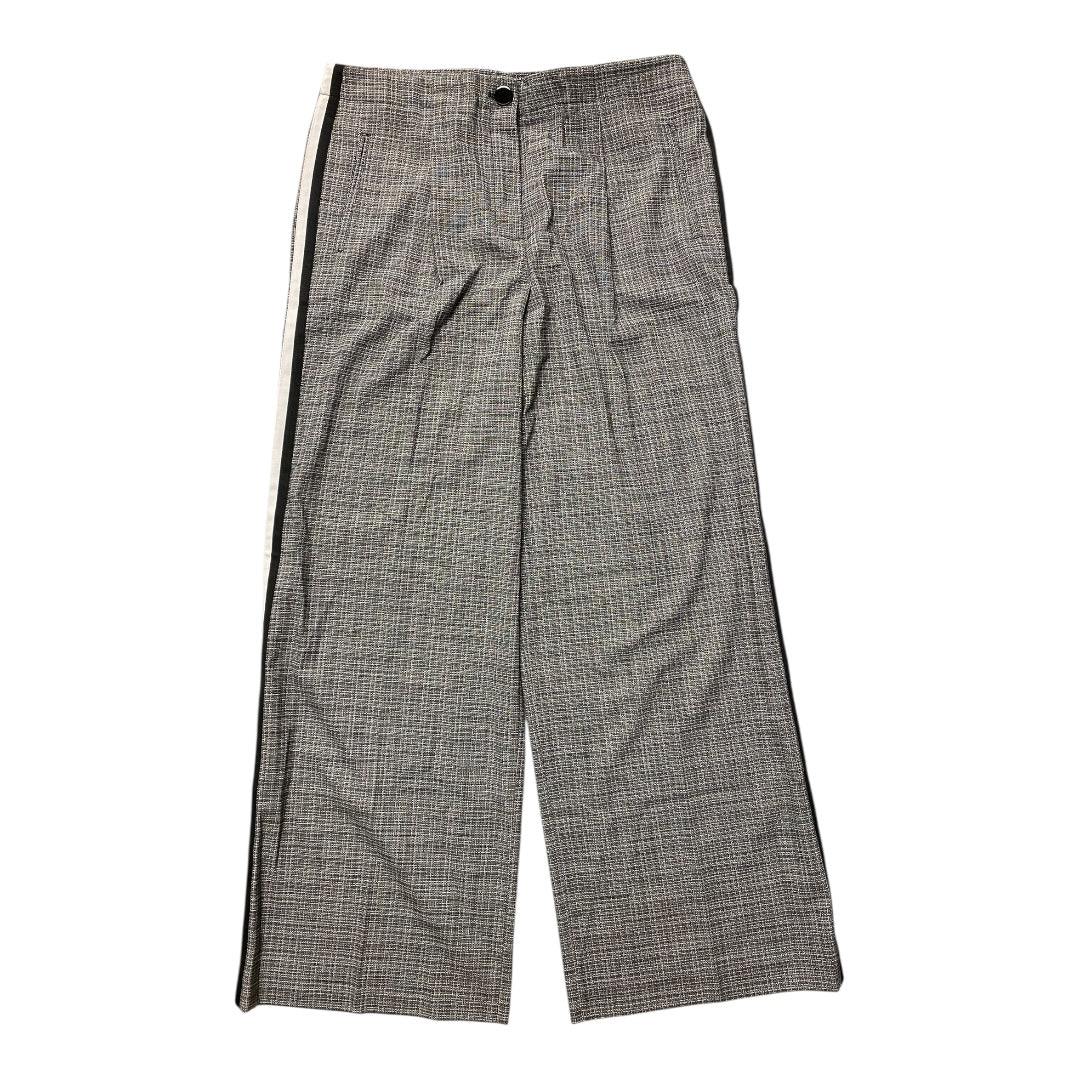 Pants Designer By Karl Lagerfeld In Black & White, Size:14