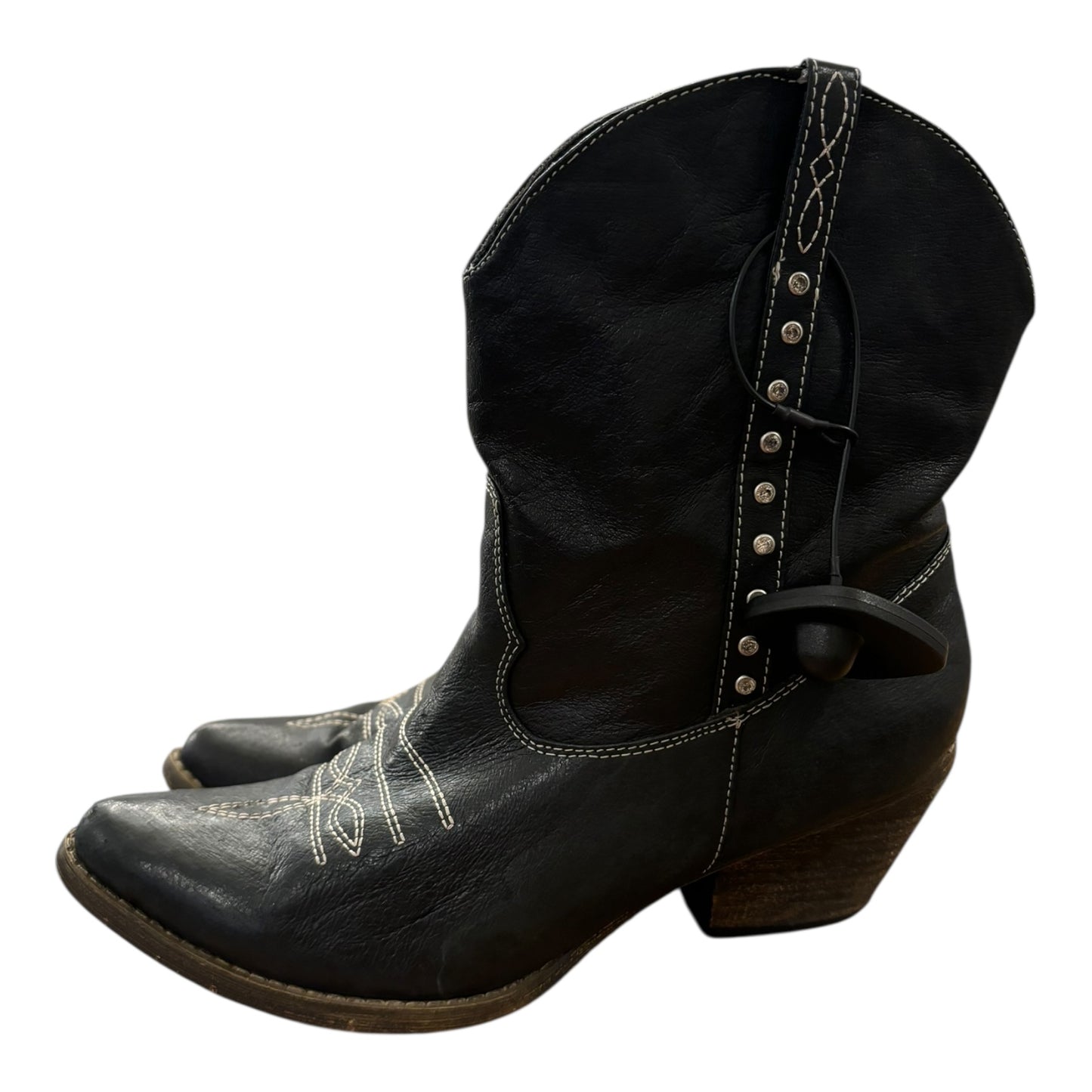 Boots Western By Very Volatile In Black, Size:9