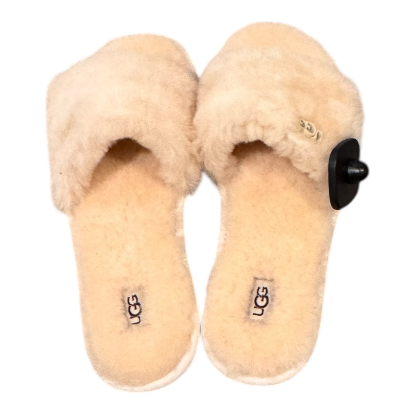 Slippers Designer By Ugg In Cream, Size:7