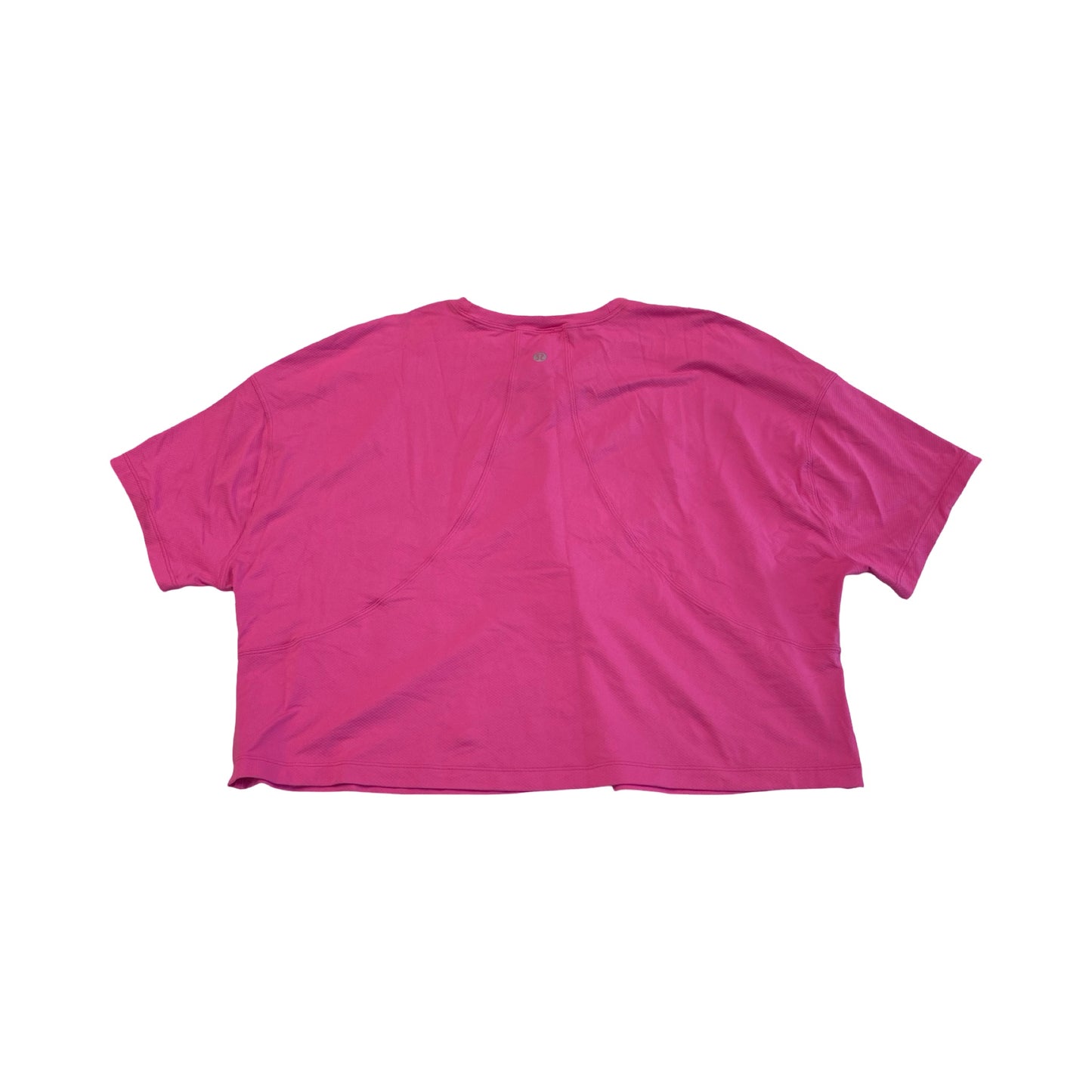 Athletic Top Ss By Lululemon In Pink, Size:10