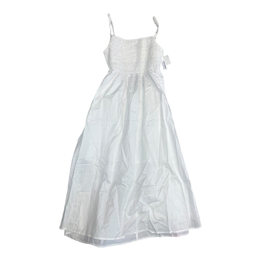 Dress Casual Maxi By Old Navy In White, Size:L