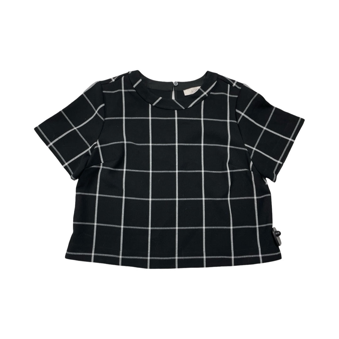 Top Ss By Loft In Black & White, Size:M