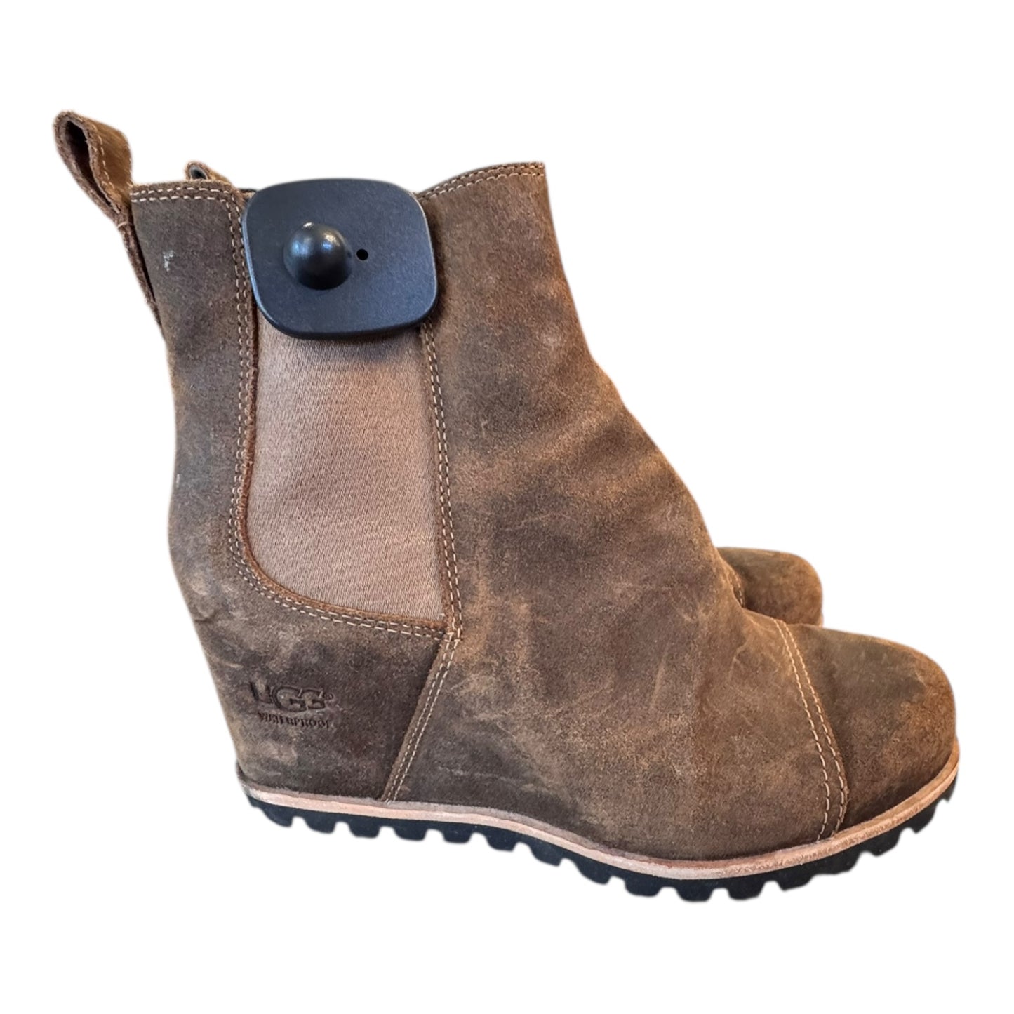 Boots Designer By Ugg In Brown, Size:8.5