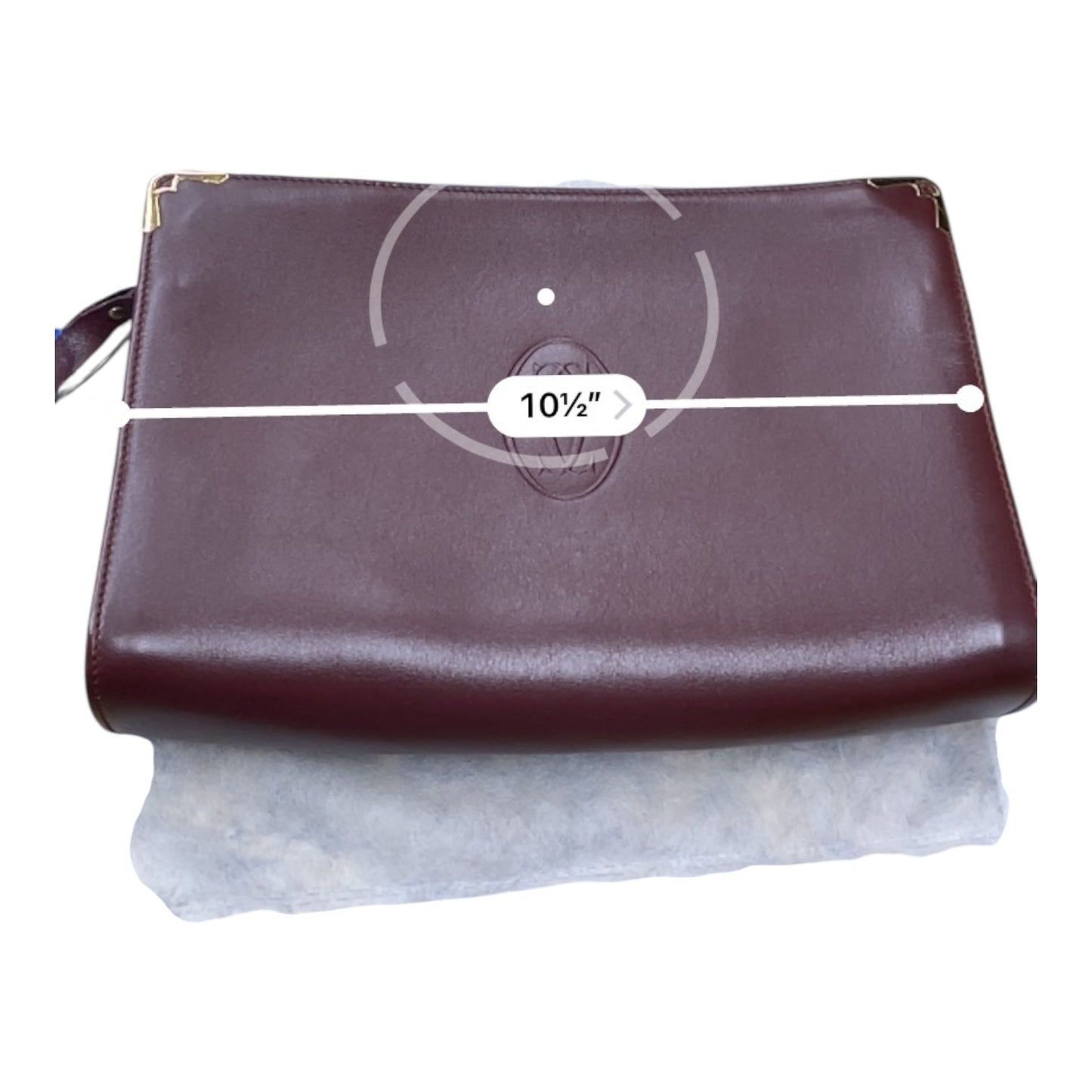 Clutch Luxury Designer By Cartier, Size: Medium