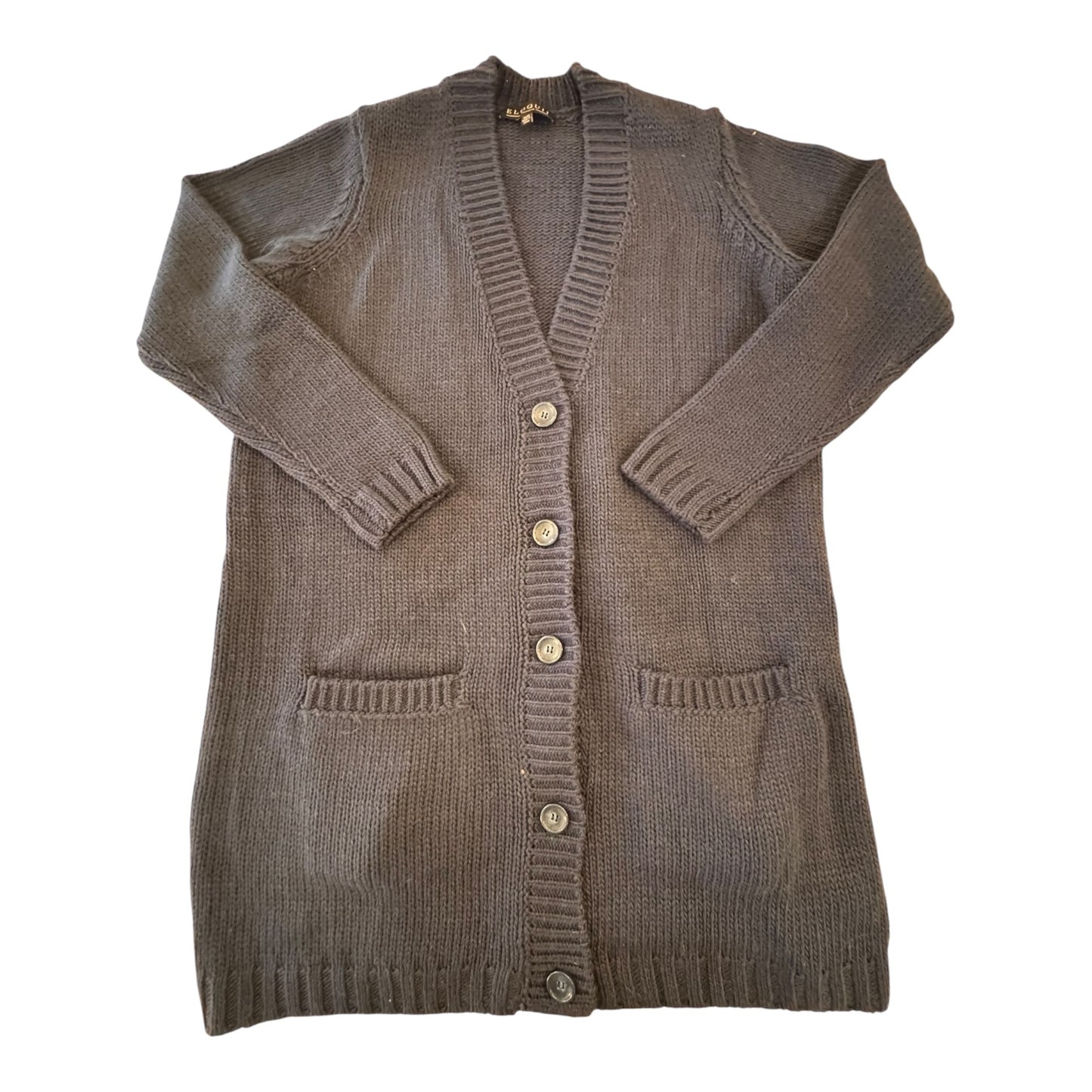 Sweater Cardigan By Eloquii In Navy, Size:18