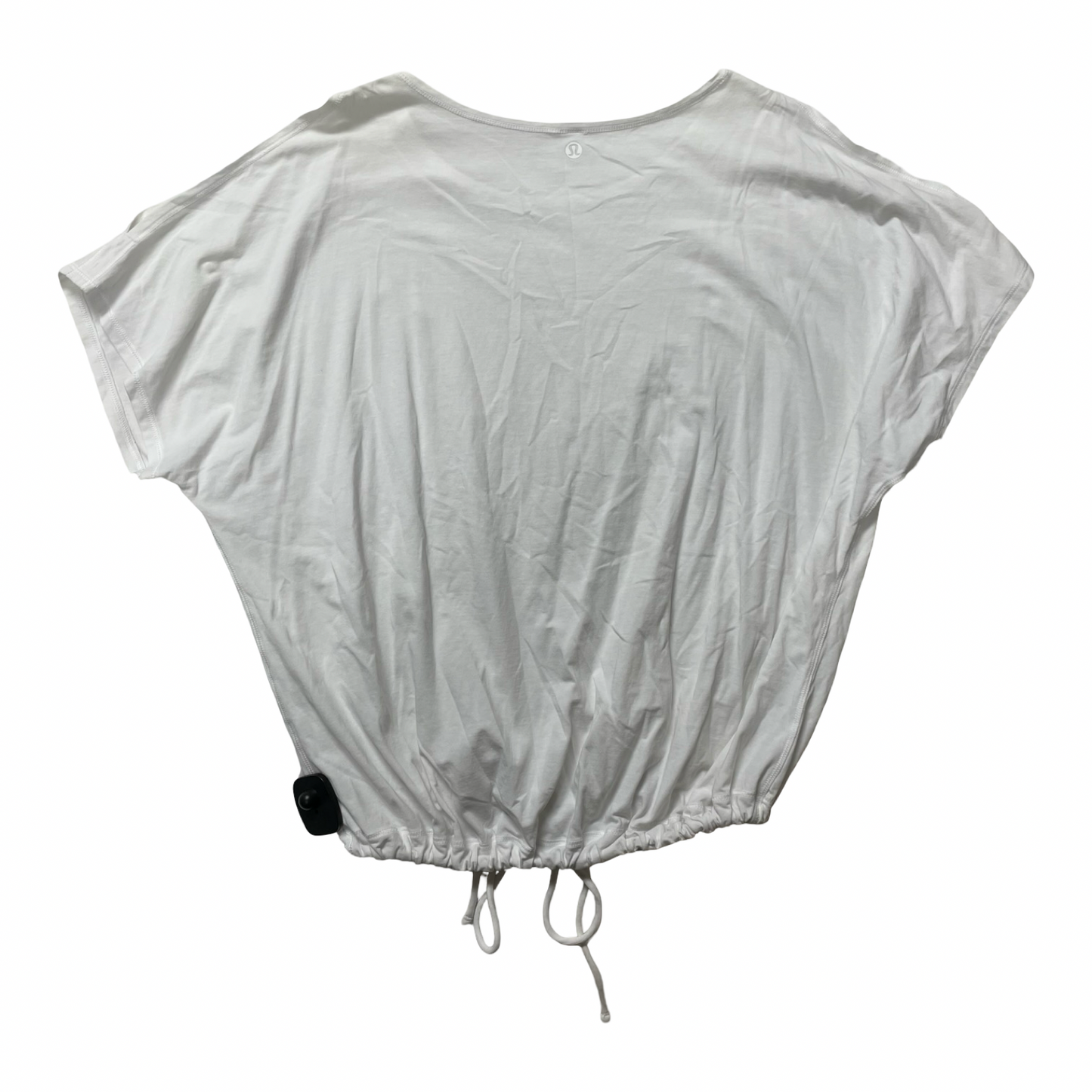 Athletic Top Ss By Lululemon In White, Size:8