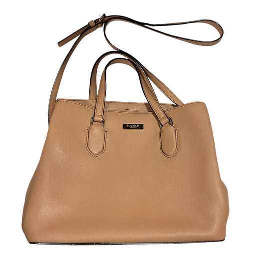 Handbag Designer By Kate Spade In Tan, Size:Medium