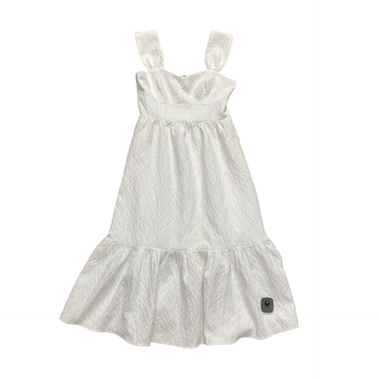 Dress Party Midi By Chelsea 28 In White, Size:S