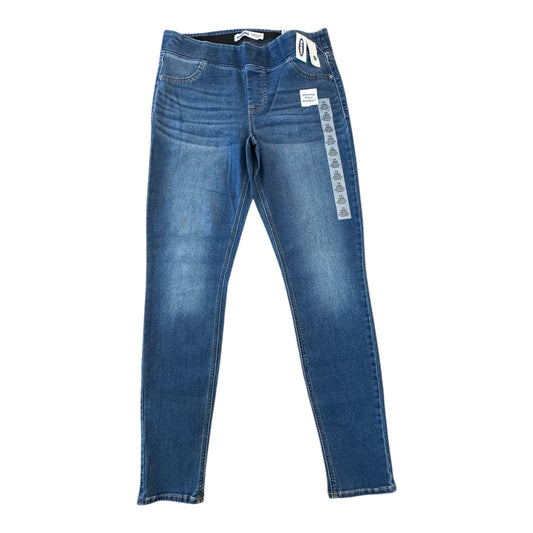 Jeans Skinny By Old Navy In Blue Denim, Size:14L