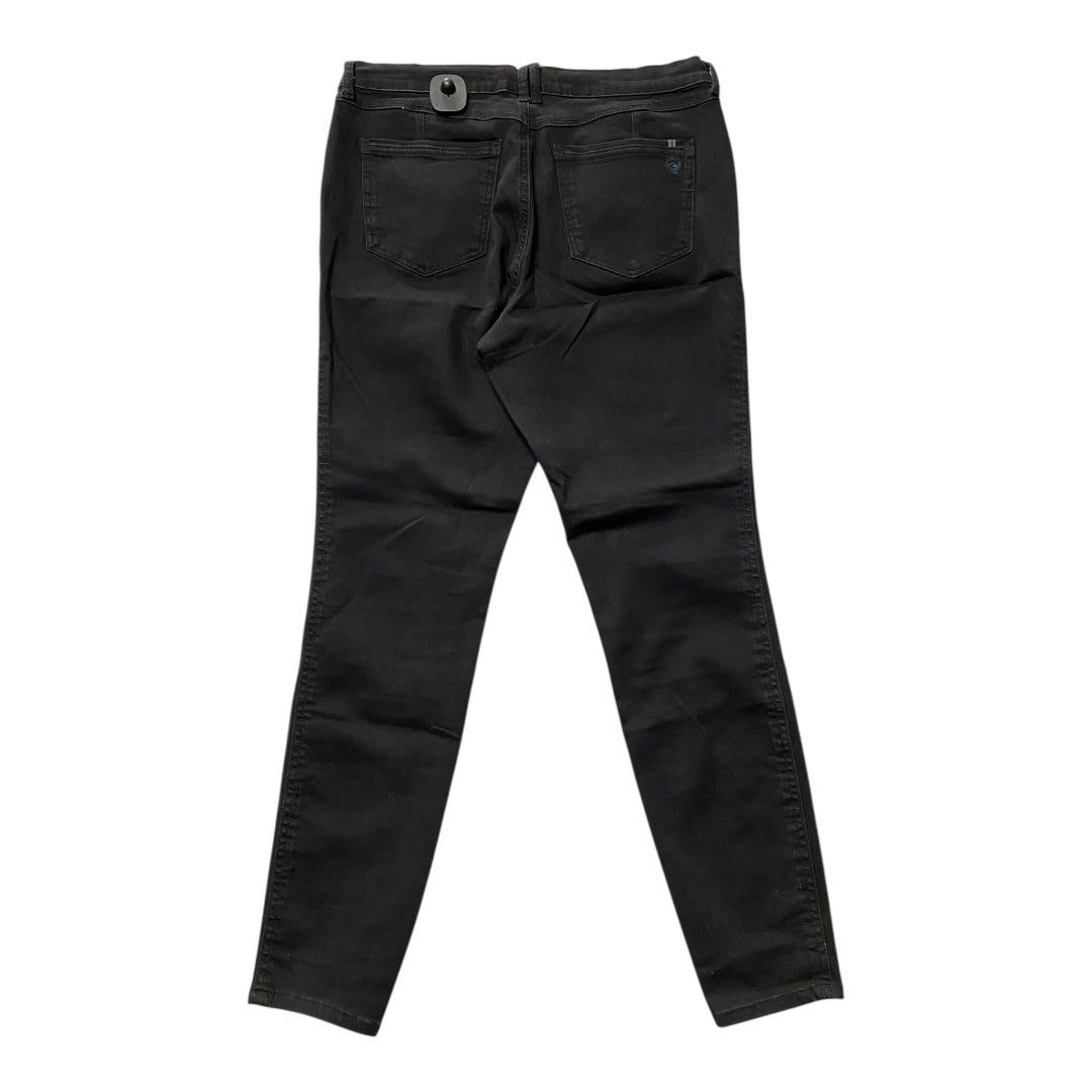 Jeans Skinny By Kuhl In Black Denim, Size:14
