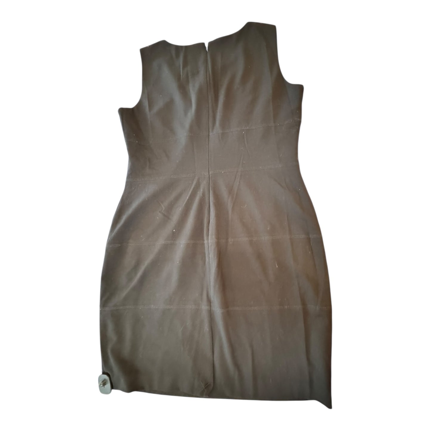 Dress Casual Midi By Calvin Klein In Black, Size:16