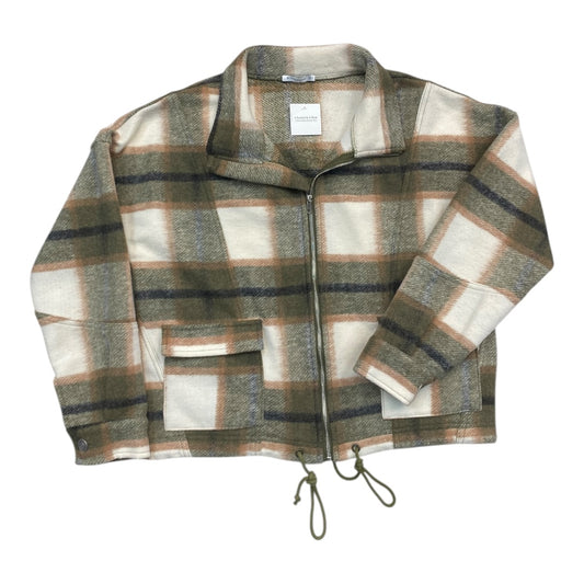 Blazer By Staccato In Plaid Pattern, Size:L