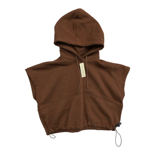 Sweatshirt Hoodie By Doe & Rae In Brown, Size:L