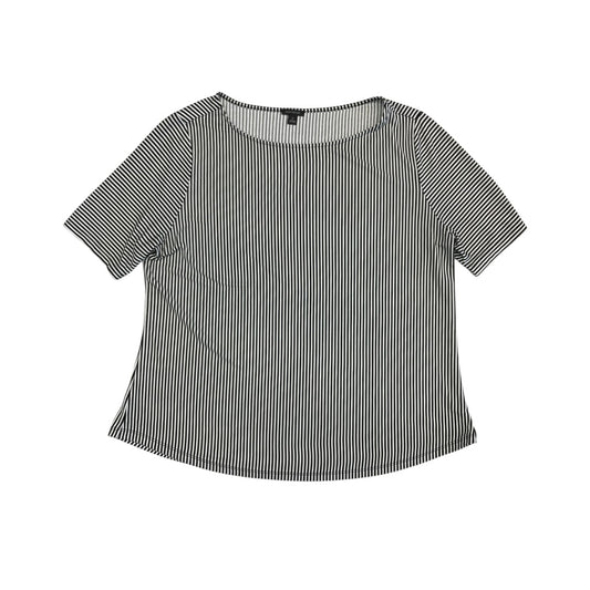 Top Ss By Ann Taylor In Black & White, Size:Xl