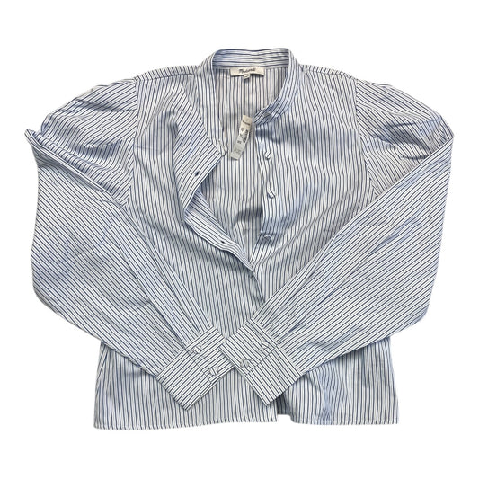 Top Ls By Madewell In Blue & White, Size:M