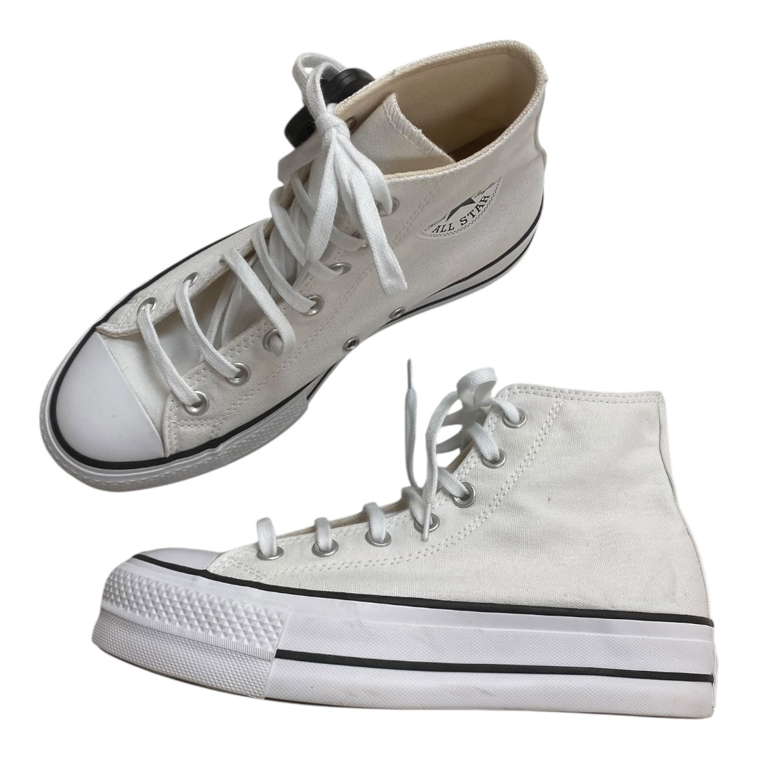 Shoes Athletic By Converse In White, Size:7.5
