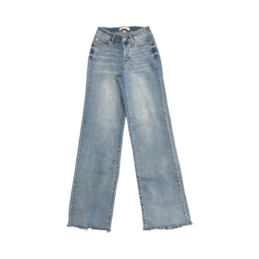 Jeans Straight By Judy Blue In Blue Denim, Size:2