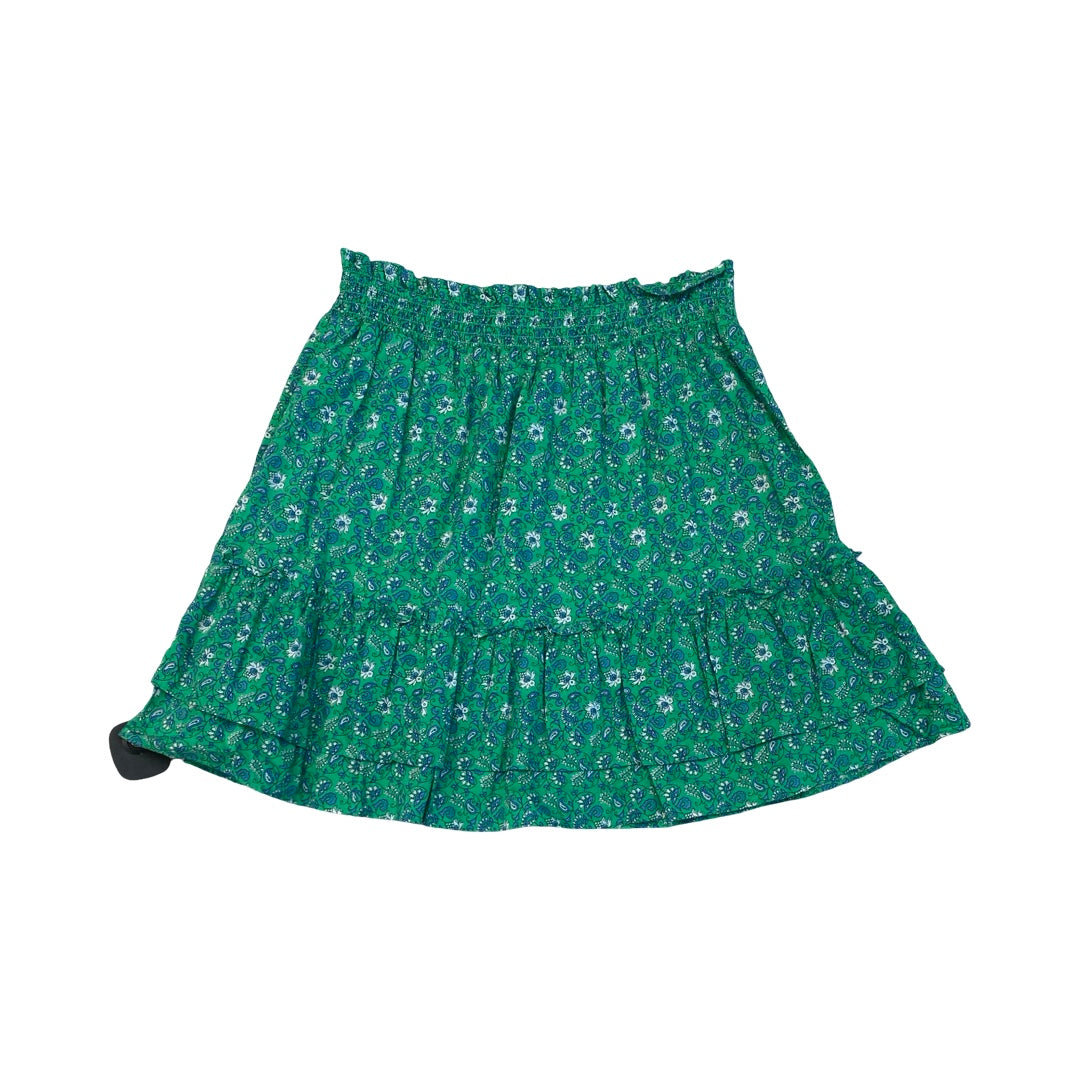 Skirt Mini & Short By J. Crew In Green, Size:Xs