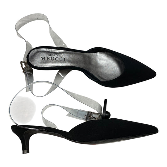 Shoes Heels Kitten By Sesto Meucci In Black, Size:8.5