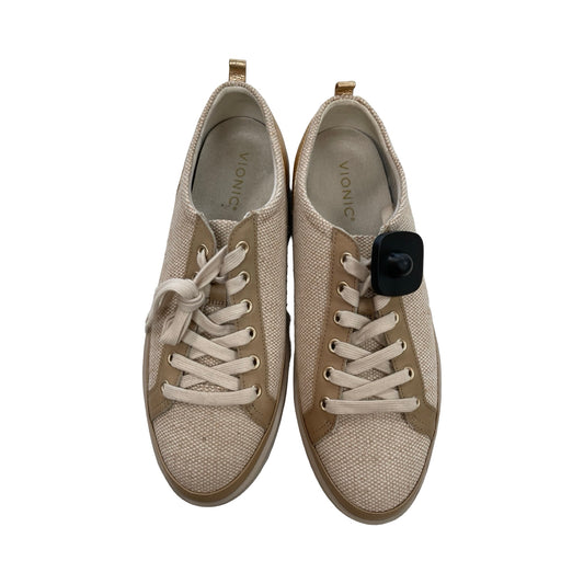 Shoes Athletic By Vionic In Gold & Tan, Size:11