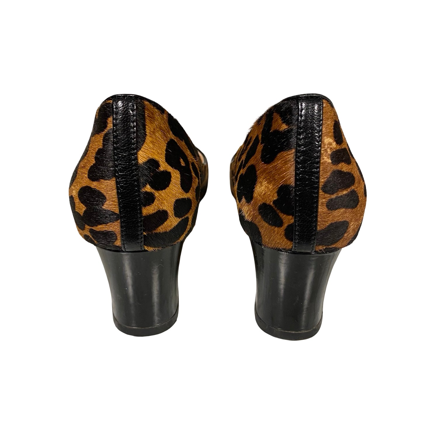 Shoes Heels Block By Cole-Haan In Animal Print, Size:8.5