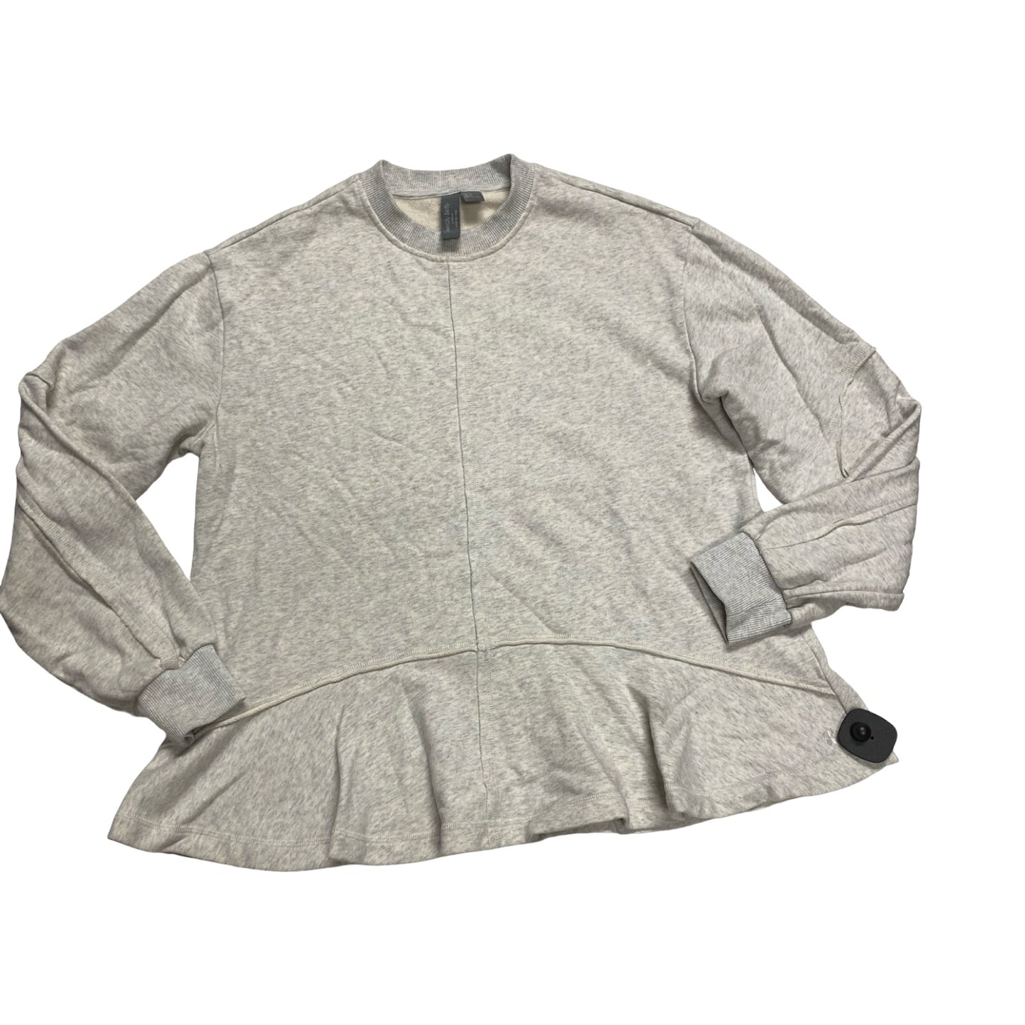 Athletic Sweatshirt Crewneck By Sweaty Betty In Grey, Size:6