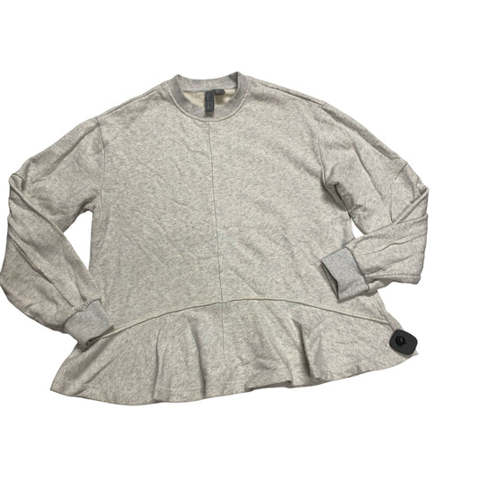 Athletic Sweatshirt Crewneck By Sweaty Betty In Grey, Size:6