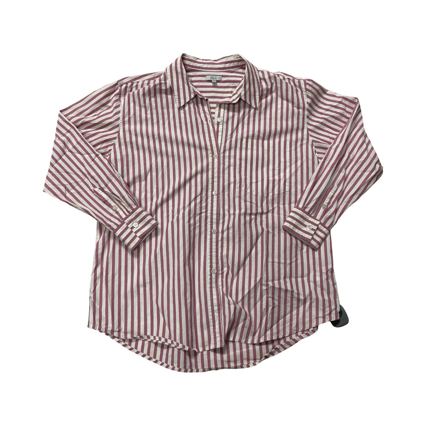 Top Ls By Rails In Striped Pattern, Size:L