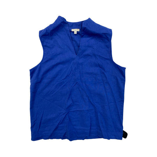 Top Sleeveless By Talbots In Blue, Size:M