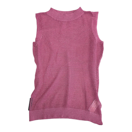 Top Sleeveless By Missguided In Pink, Size:M
