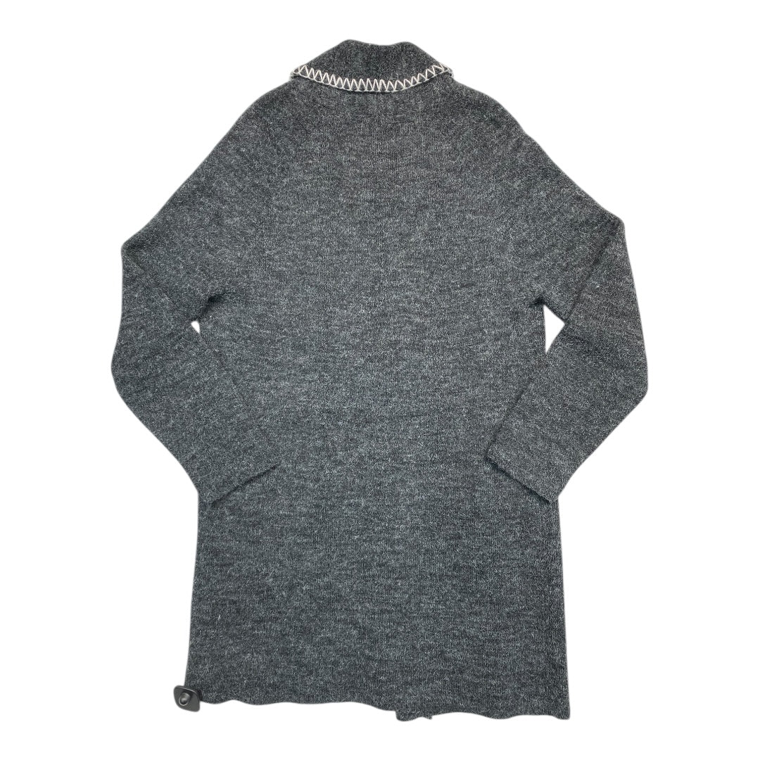 Sweater Cardigan By Charlie B In Grey, Size:M