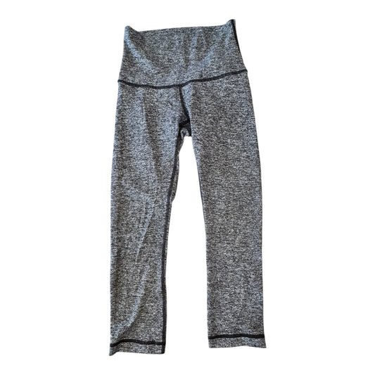 Athletic Leggings By Lululemon In Grey, Size:4